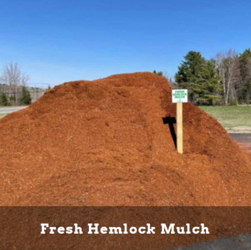 Natural Hemlock Mulch - Free of Dye - Old Station Landscape & Masonry  Supply Norton MA